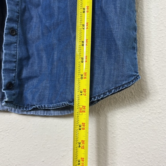 Cloth & Stone Denim Blue Dress w/ two front pockets size XS - Picture 7 of 9